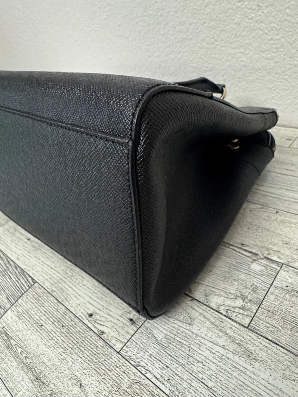 Aldo Black Structured Satchel